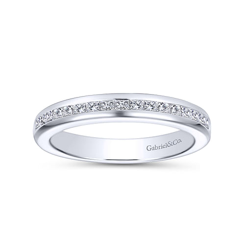 14K White Gold   Matching Wedding Band