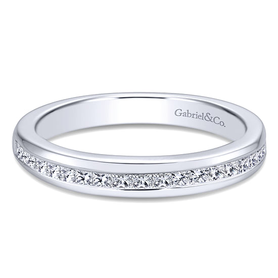 Gabriel - 14K White Gold   Matching Wedding Band