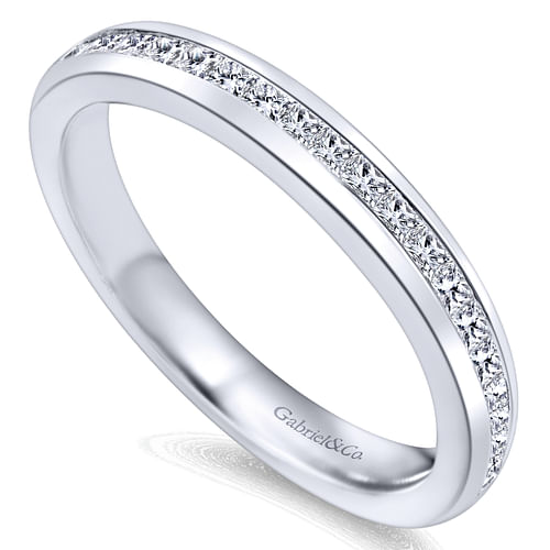 14K White Gold   Matching Wedding Band