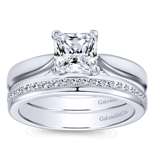 14K White Gold   Matching Wedding Band