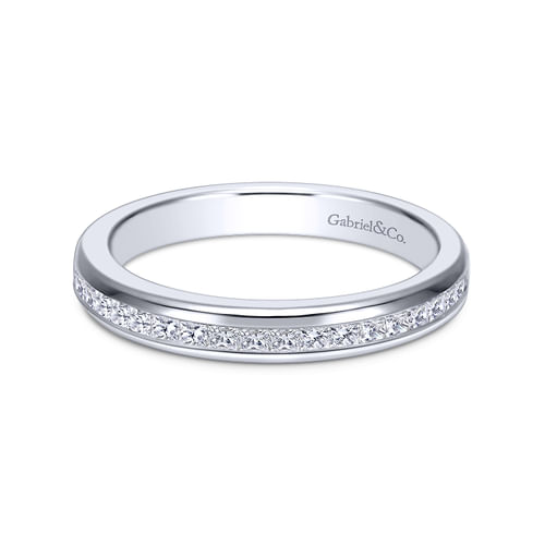 14K White Gold   Matching Wedding Band