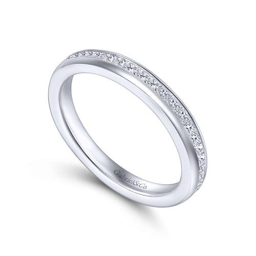 14K White Gold   Matching Wedding Band