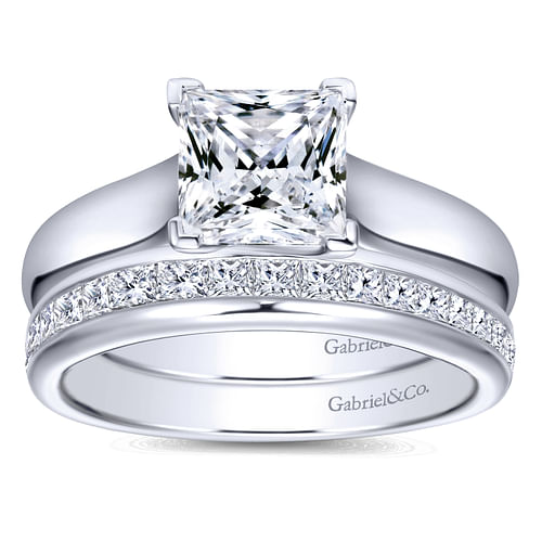 14K White Gold   Matching Wedding Band