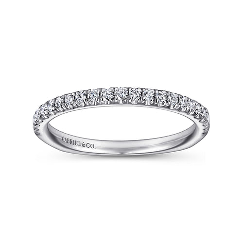 14K White Gold   Matching Wedding Band