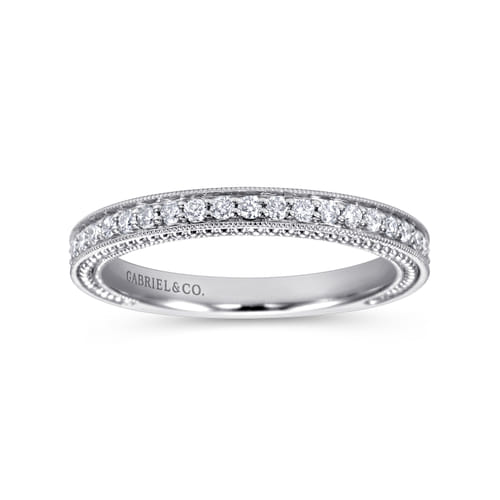 14K White Gold   Matching Wedding Band