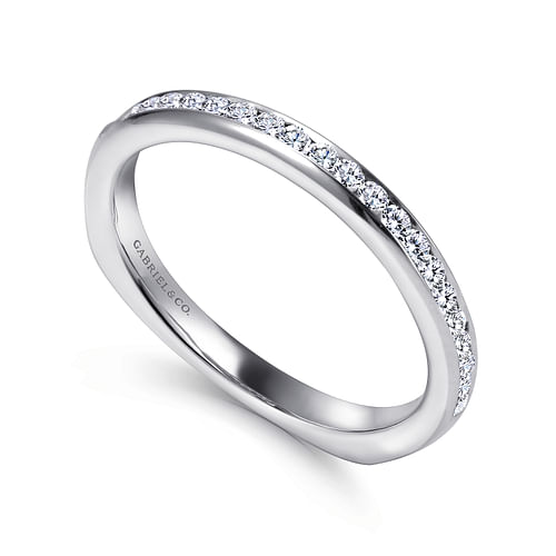 14K White Gold   Matching Wedding Band