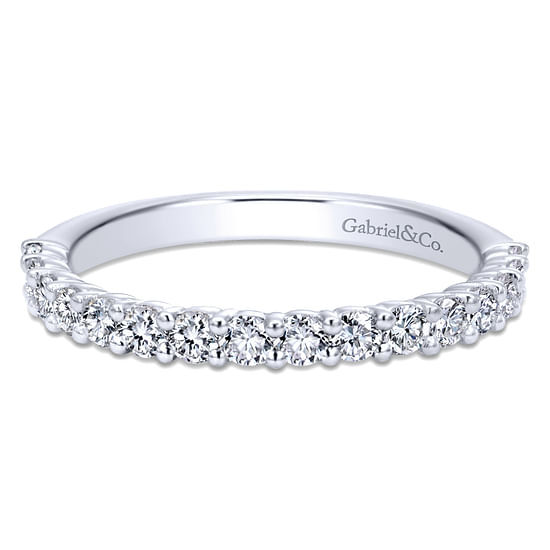 Gabriel - 14K White Gold   Matching Wedding Band