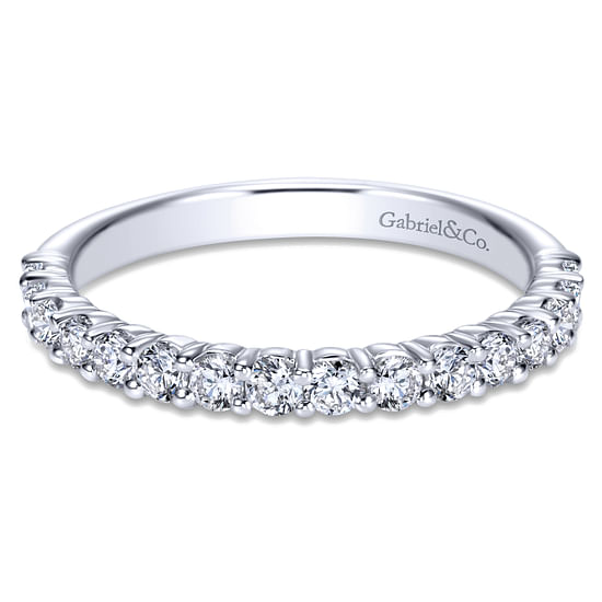 Gabriel - 14K White Gold   Matching Wedding Band