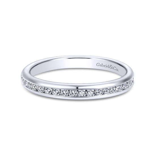 Gabriel - 14K White Gold   Matching Wedding Band