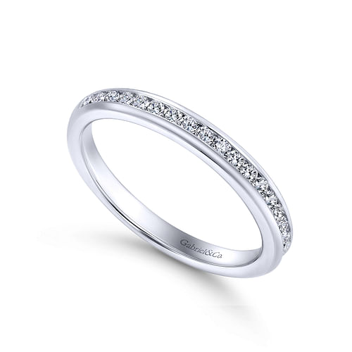 14K White Gold   Matching Wedding Band