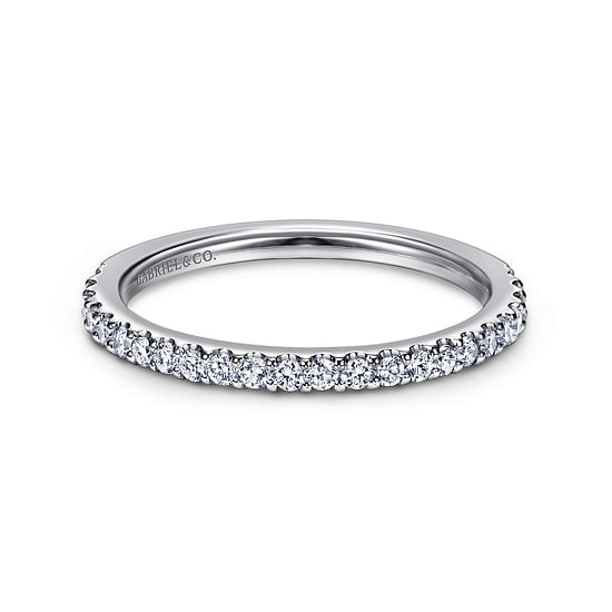 Gabriel - 14K White Gold   Matching Wedding Band