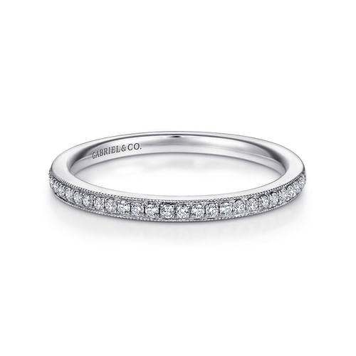 14K White Gold   Matching Wedding Band