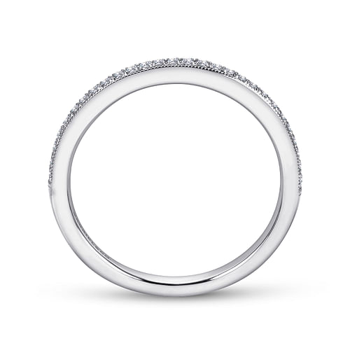 14K White Gold   Matching Wedding Band