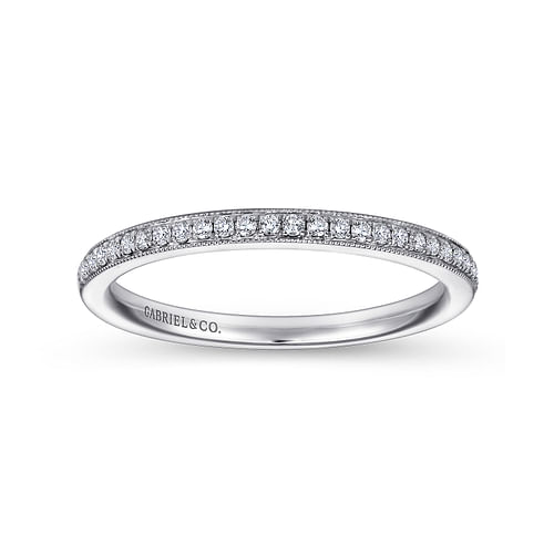 14K White Gold   Matching Wedding Band