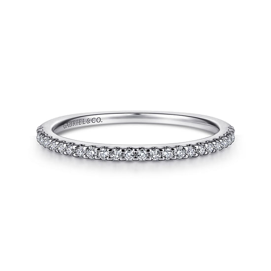 Gabriel - 14K White Gold   Matching Wedding Band