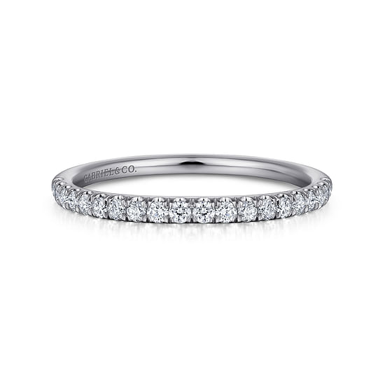 Gabriel - 14K White Gold   Matching Wedding Band