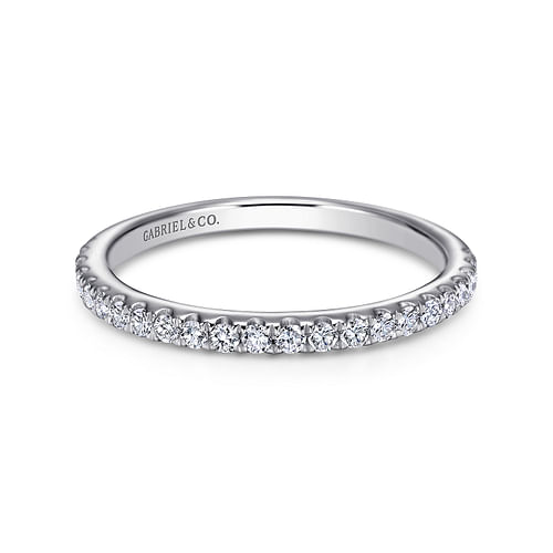 14K White Gold   Matching Wedding Band