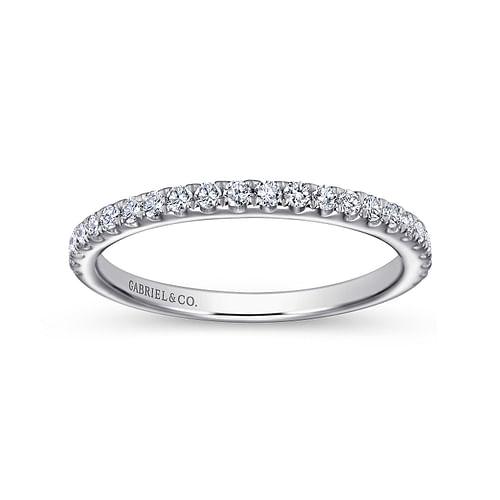 14K White Gold   Matching Wedding Band