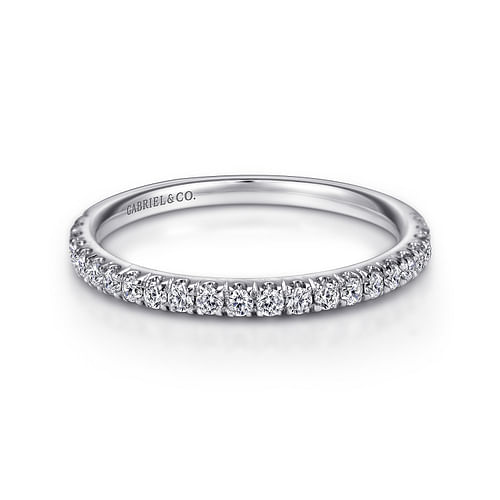 14K White Gold   Matching Wedding Band