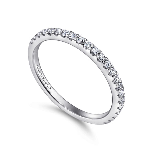 14K White Gold   Matching Wedding Band