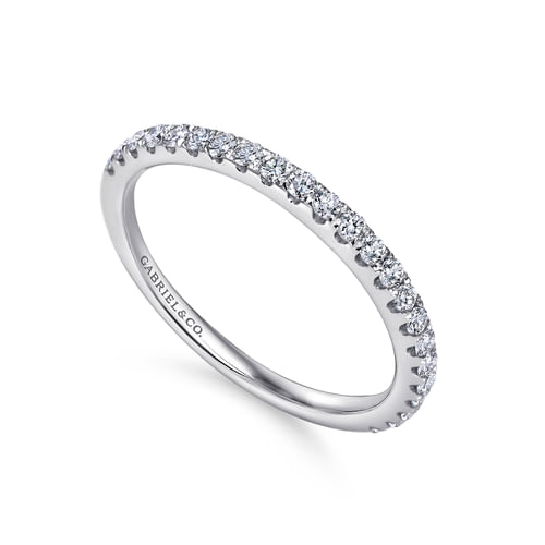 14K White Gold   Matching Wedding Band