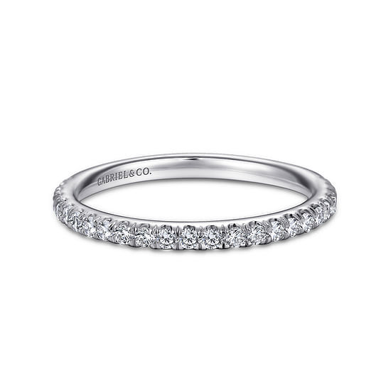 Gabriel - 14K White Gold   Matching Wedding Band