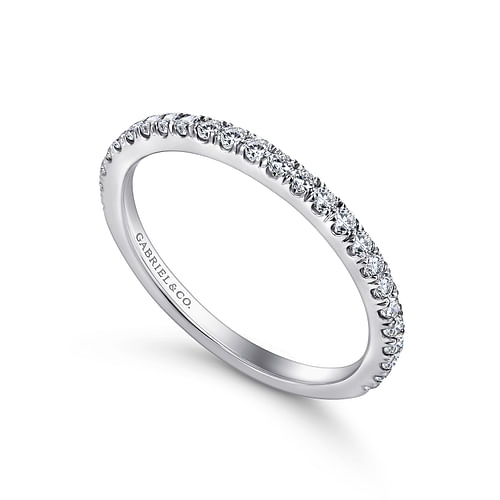 14K White Gold   Matching Wedding Band