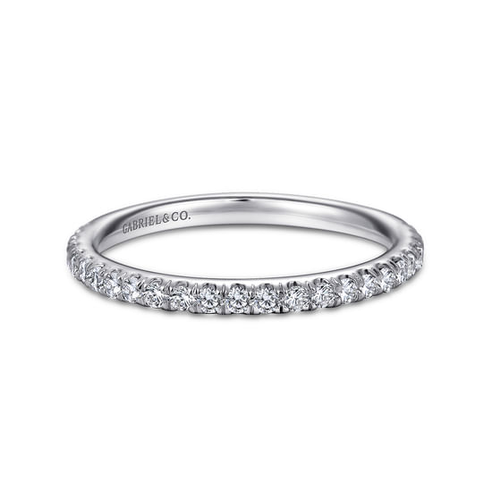 Gabriel - 14K White Gold   Matching Wedding Band