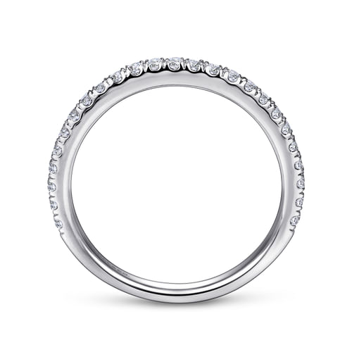 14K White Gold   Matching Wedding Band