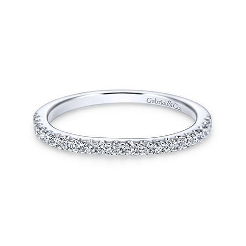 14K White Gold   Matching Wedding Band