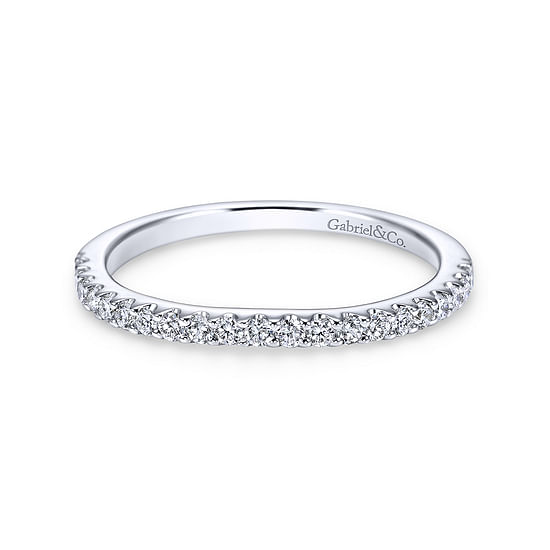 Gabriel - 14K White Gold   Matching Wedding Band