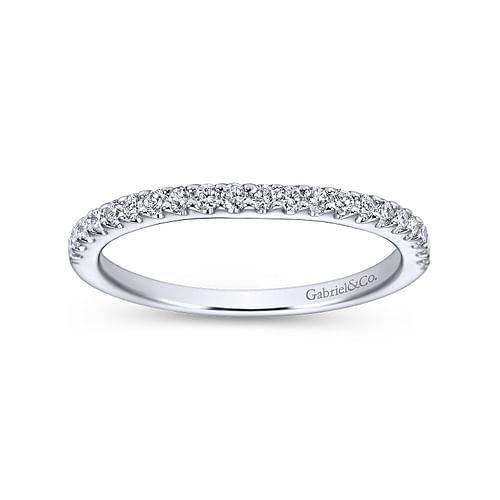 14K White Gold   Matching Wedding Band