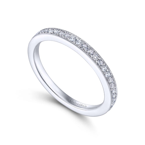 14K White Gold   Matching Wedding Band