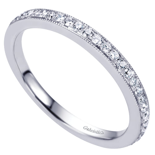14K White Gold   Matching Wedding Band