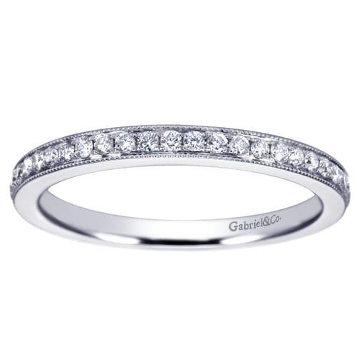 14K White Gold   Matching Wedding Band