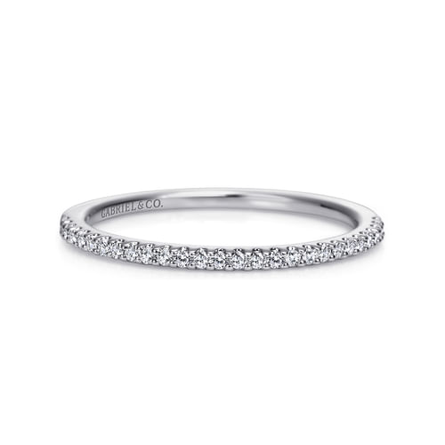 14K White Gold   Matching Wedding Band