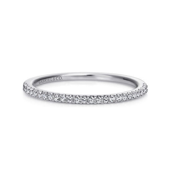Gabriel - 14K White Gold   Matching Wedding Band