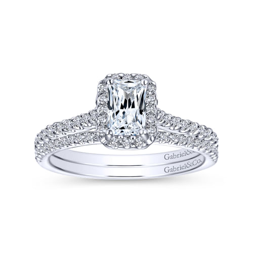 14K White Gold   Matching Wedding Band