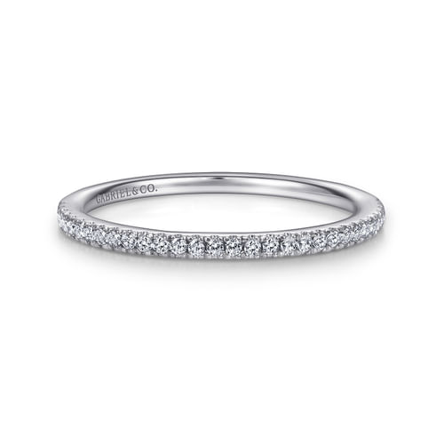 14K White Gold   Matching Wedding Band