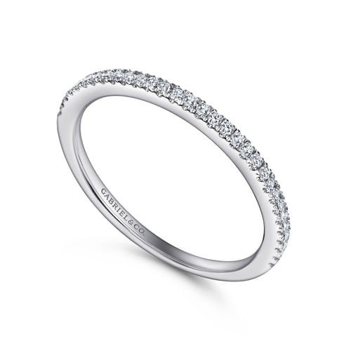 14K White Gold   Matching Wedding Band