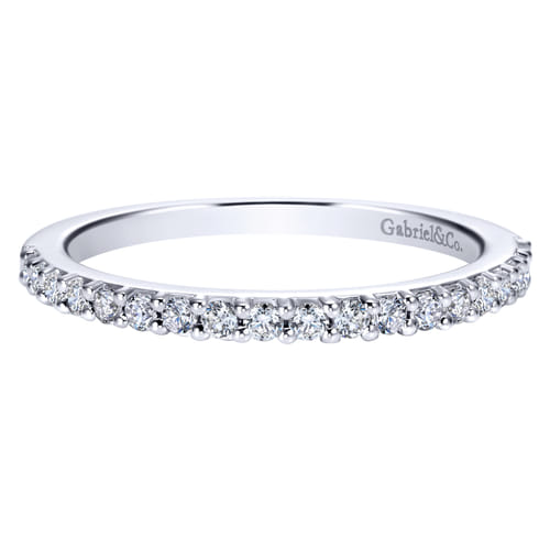 14K White Gold   Matching Wedding Band