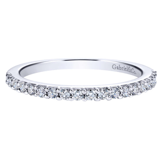 Gabriel - 14K White Gold   Matching Wedding Band