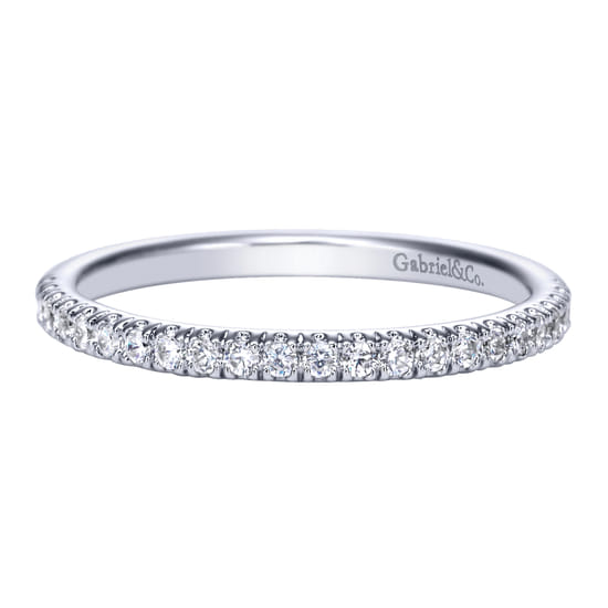 Gabriel - 14K White Gold   Matching Wedding Band