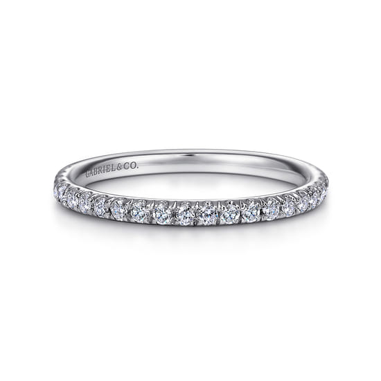 Gabriel - 14K White Gold   Matching Wedding Band