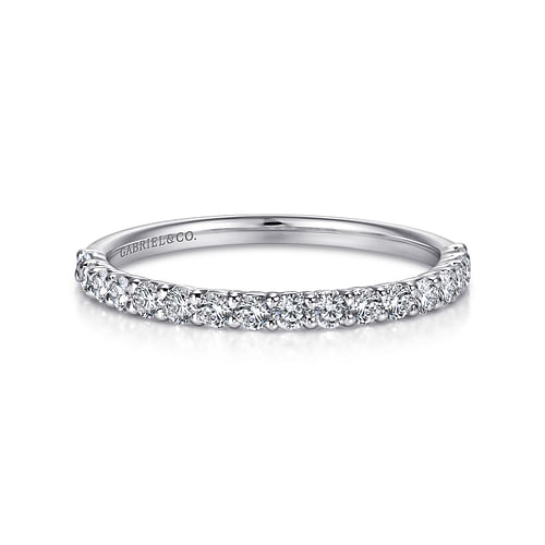 14K White Gold   Matching Wedding Band