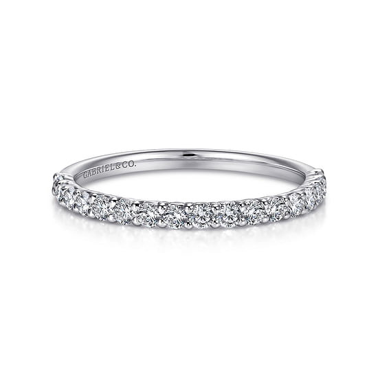 Gabriel - 14K White Gold   Matching Wedding Band