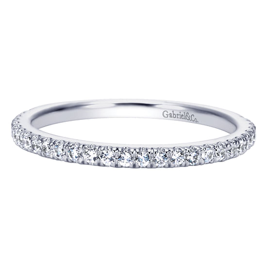 Gabriel - 14K White Gold   Matching Wedding Band