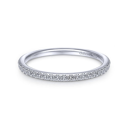 14K White Gold   Matching Wedding Band