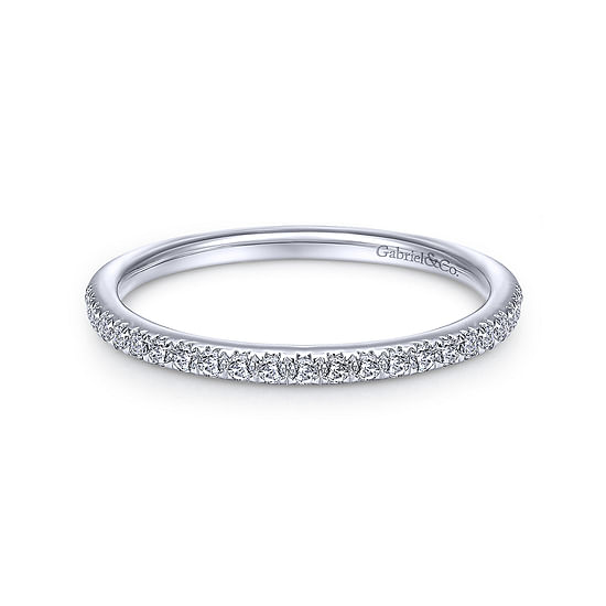 Gabriel - 14K White Gold   Matching Wedding Band