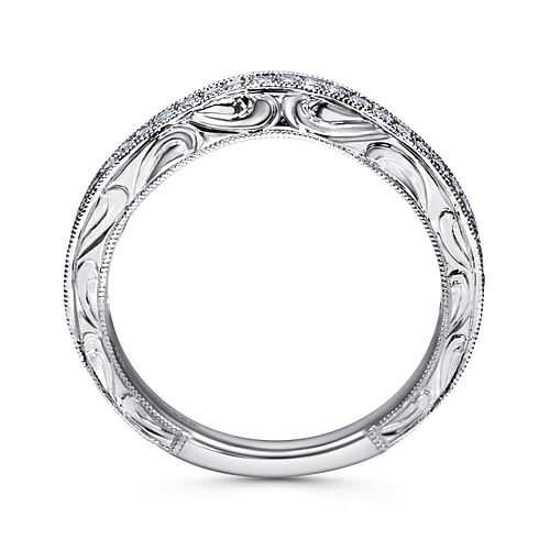 14K White Gold   Matching Wedding Band